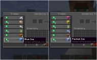 Blue and packed ice in wandering trader list (Image via Minecraft 1.19)
